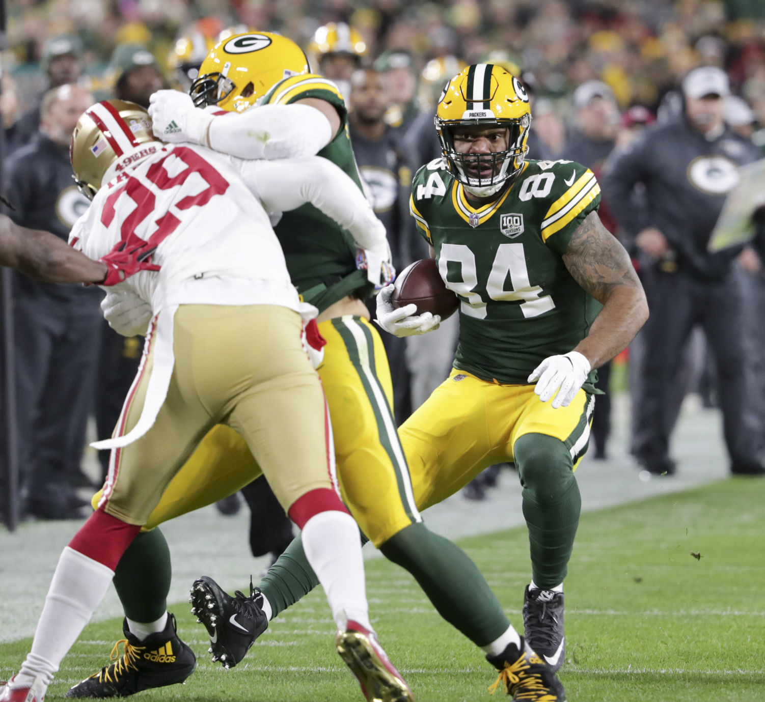 Packers 33, 49ers 30